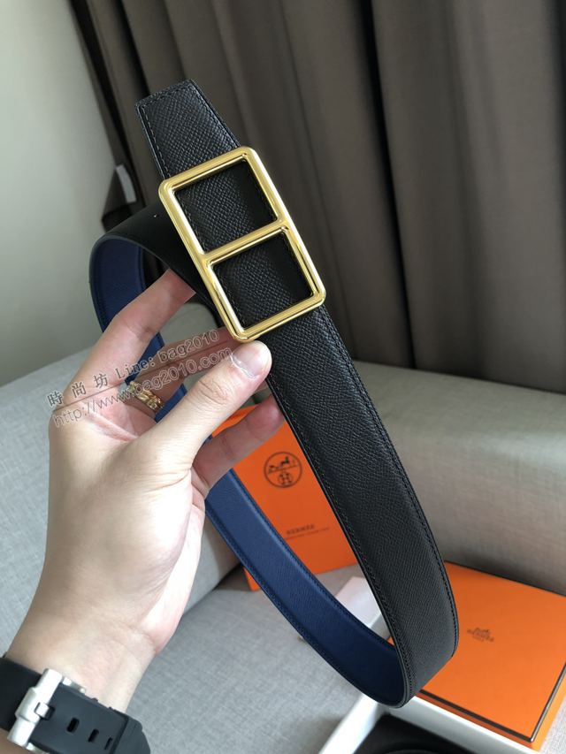 Hermes皮帶 官網同步 38MM 進口原版皮 愛馬仕男士腰帶  xfp2093
